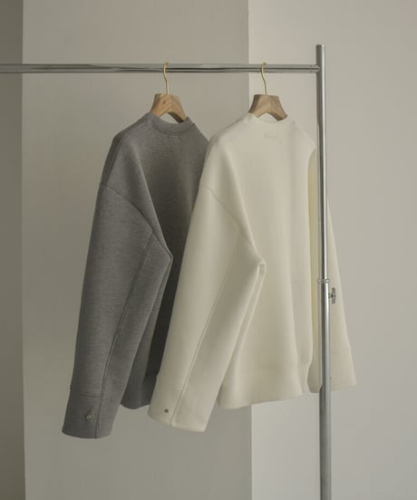 tops-02378 CARDBOARD KNIT PULLOVER