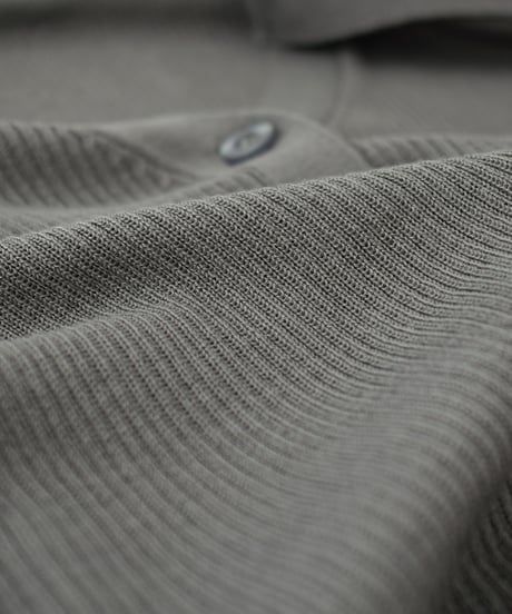 knit-02330  Half Sleeve Skipper Rib Knit  Off White Gray Black