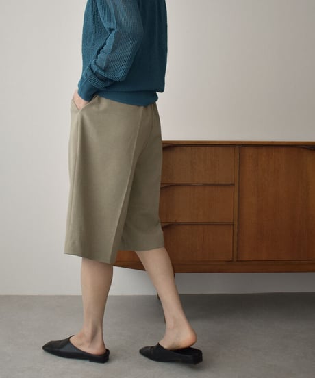 bottoms-04050 MADE IN JAPAN WRINKLE-RESISTANT COOL TOUCH LINEN LIKE SHORTS
