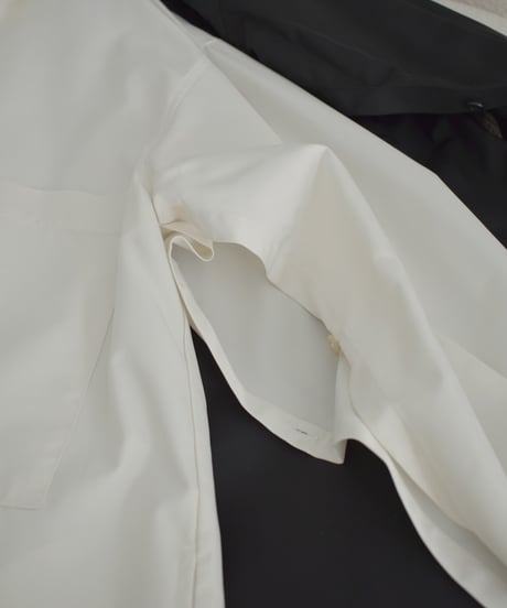 【STUDIO ENUL】swim-14004　Rash Guard Shirt Rompers　Off-White　Black