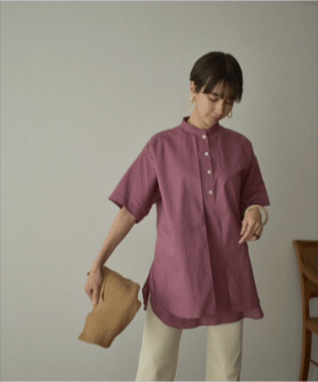 tops-04086　MADE IN JAPAN LAYERED SHIRT