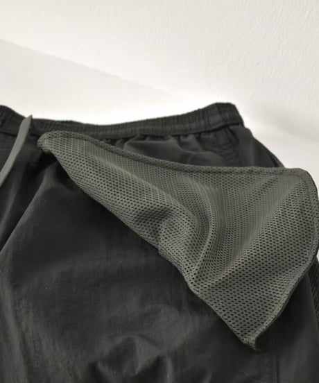 swim-02451　Nylon Taffeta Swim Long Pants　Black　Charcoal