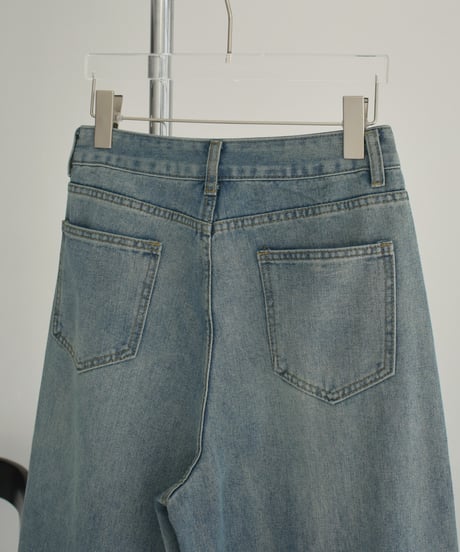 bottoms-02297　Loose Denim Pants