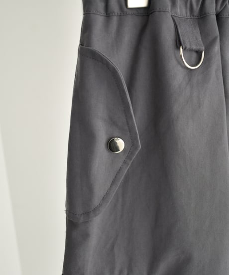 bottoms-02234　Parachute Skirt Light Greige Light Khaki Charcoal Black