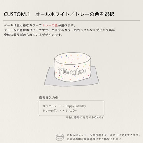 スプリンクルCUSTOMIZE