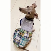 バルーンヘムタンクT★パッチワークチェック