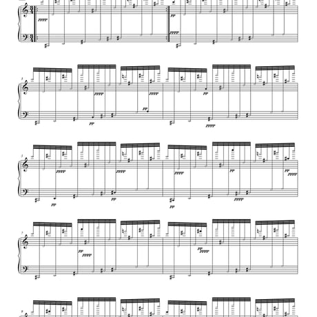 Living in the box for piano solo