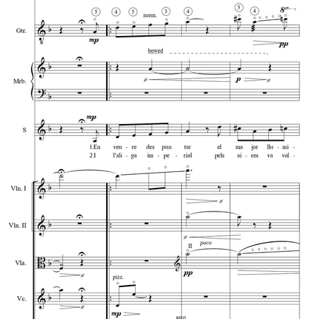 SONGS ソングス 七つのうたとアンサンブルのための (2020)