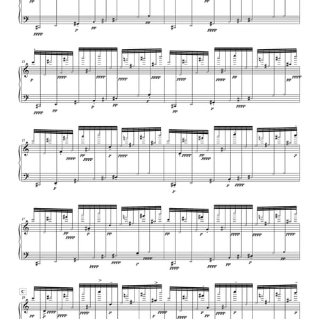 Living in the box for piano solo
