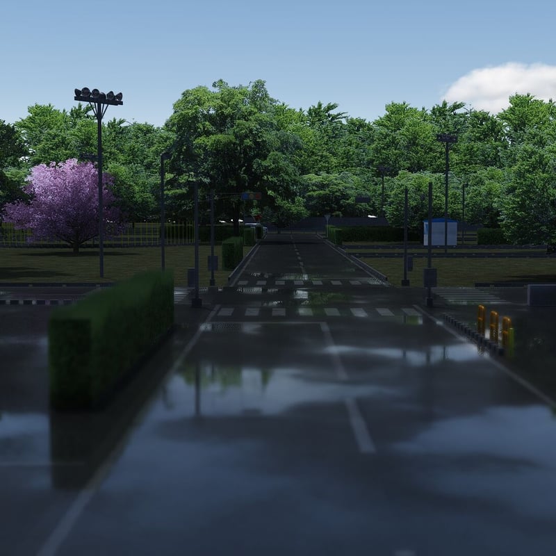 教習所 Type_A【アセットコルサ用コースMOD / FREE MAP #1】 | 清秀庵