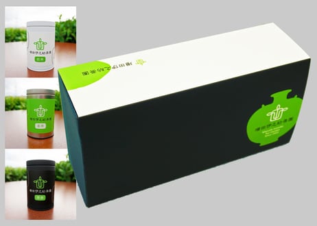 伊之助「煎茶」「茎茶」「芽茶」箱入（3缶）
