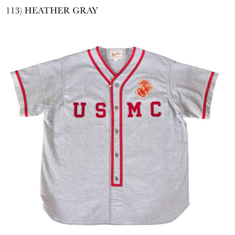 BUZZ RICKSON’S BR39268 BASEBALL SHIRT “USMC”