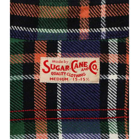 SUGAR CANE Lot.SC29566 “TWILL CHECK WORK SHIRT”