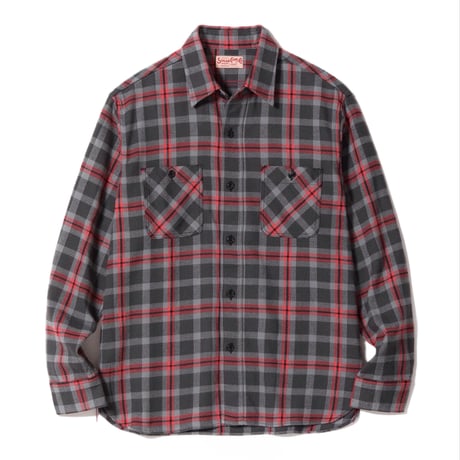 SUGAR CANE SC29362 “TWILL CHECK WORK SHIRT”