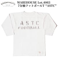 WAREHOUSE Lot.4063 7分袖フットボール T “ASTC”