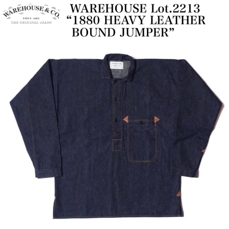 WAREHOUSE Lot.2213 “1880 HEAVY LEATHER BOUND JUMPER”
