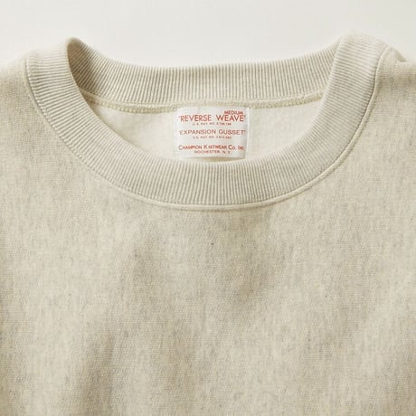 Champion TRUE TO ARCHIVES C3-Q042 “REVERSE WEAVE 2nd PATENT MODEL CREWNECK SWEAT SHIRT”