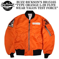 BUZZ RICKSON’S BR15165 “TYPE ORANGE L-2B FLITE WEAR TALON TEST FORCE”