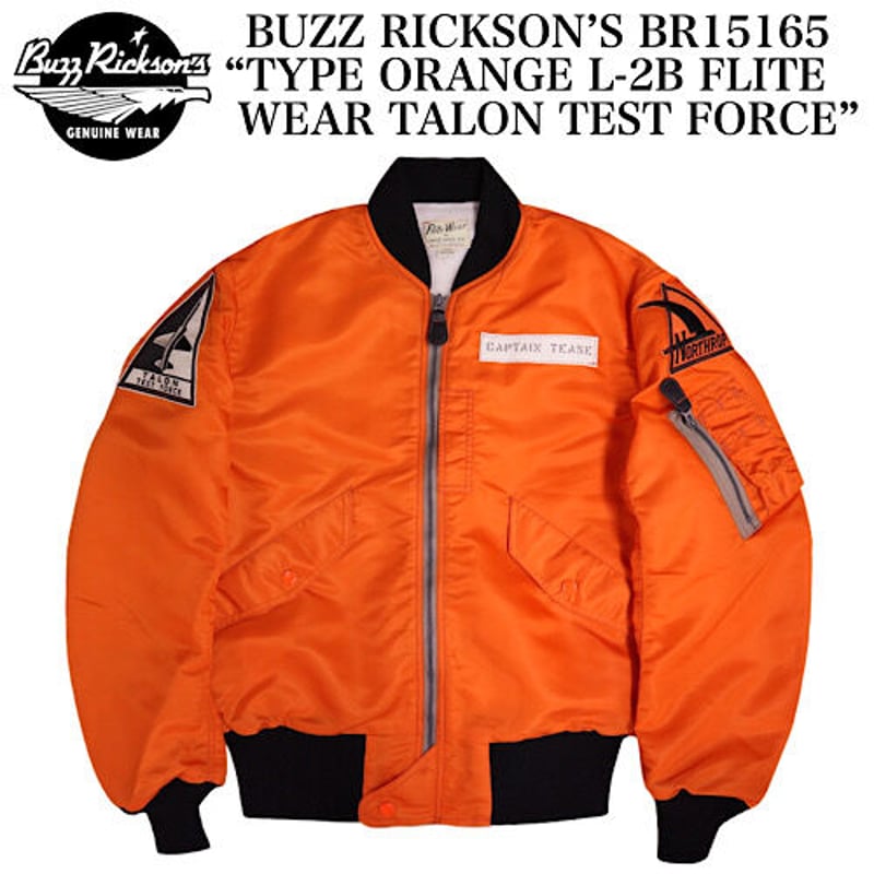 BUZZ RICKSON'S BR15165 “TYPE ORANGE L-2B FLITE BUZZ RICKSON'S BR15165 “TYPE ORANGE L-2B FLITE