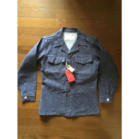 MISTER FREEDOM × SUGARCANE SC13185 9.4oz ”MN”DENIM MAP SHIRT