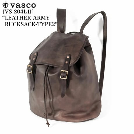 vasco VS-204LII“LEATHER ARMY RUCKSACK -TYPE2”