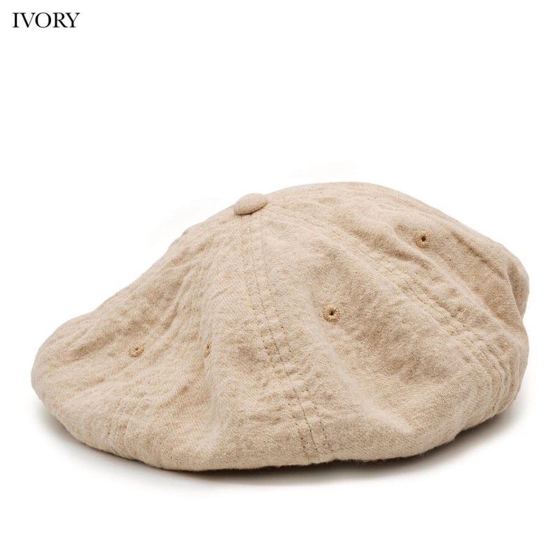 THE H.W. DOG & CO D-00659 “WASHED 8PANEL BERET”