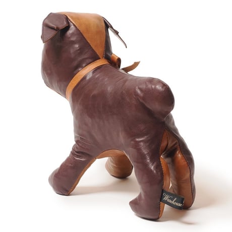 WAREHOUSE Lot.5243 GENUINE LEATHER MASCOT DOLL USMA "BULLDOG" BROWN