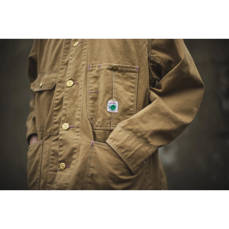 ジャケット・アウター TCB Jeans Cat Head Jacket Khaki Drill 42 TCBJEANS TCBジーンズ カバーオール Cat Head Jacket Khaki