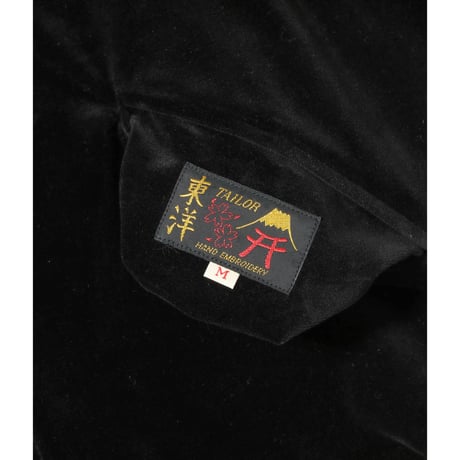 TAILOR TOYO Lot.TT15792-119 Late 1950s Style Velveteen Souvenir Jacket “POLAR BEAR” × “ALASKA MAP”