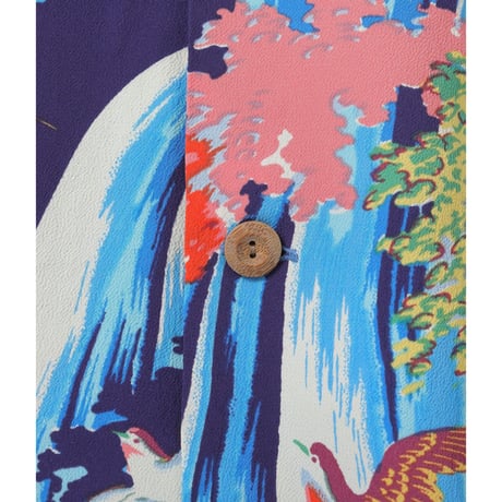 SUN SURF Lot.SS39426 RAYON HAWAIIAN SHIRT “SWALLOW WILDLY FLUTTERING”