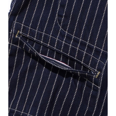 SUGAR CANE SC12654 “9oz.WABASH STRIPE WORK VEST”