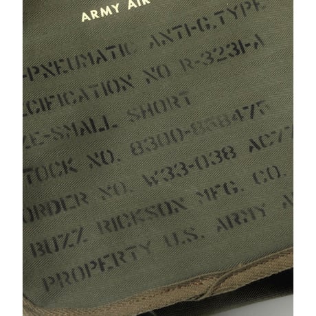 BUZZ RICKSON’S BR02833 “SUIT-PNEUMATIC ANTI-G, TYPE G-3A H.B.T. BAG”