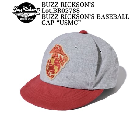 BUZZ RICKSON’S Lot.BR02788 BUZZ RICKSON'S BASEBALL CAP “USMC”