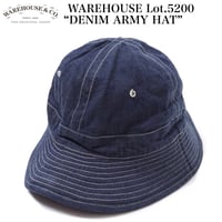 WAREHOUSE Lot.5200 “DENIM ARMY HAT”