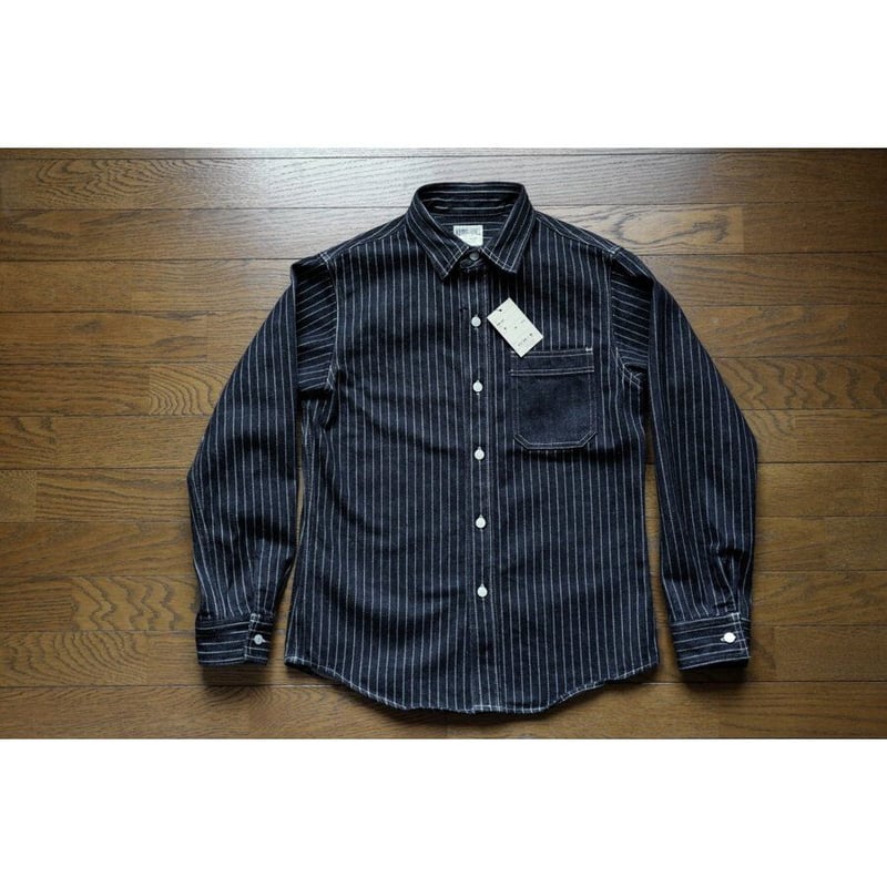 児島ジーンズ RNB297 “13oz WABASH WORK SHIRTS” | cross