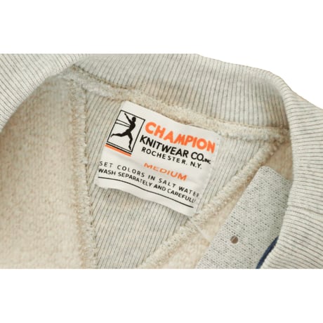 Champion TRUE TO ARCHIVES C3-Q041 “REVERSE WEAVE 1st PATENT MODEL CREWNECK SWEAT SHIRT”