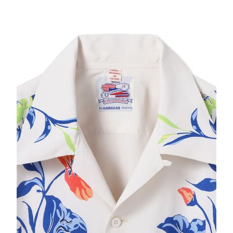 SUN SURF Lot.DK39638 DUKE KAHANAMOKU SPECIAL EDITION “ORCHID AND PINEAPPLE” (SHORT SLEEVE)