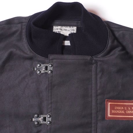 WAREHOUSE Lot.2208 “U.S.NAVY 6HOOK DECK JACKET BLOOD CHIT NAVY BLUE (NXss-23181) ブラッドチット 有”