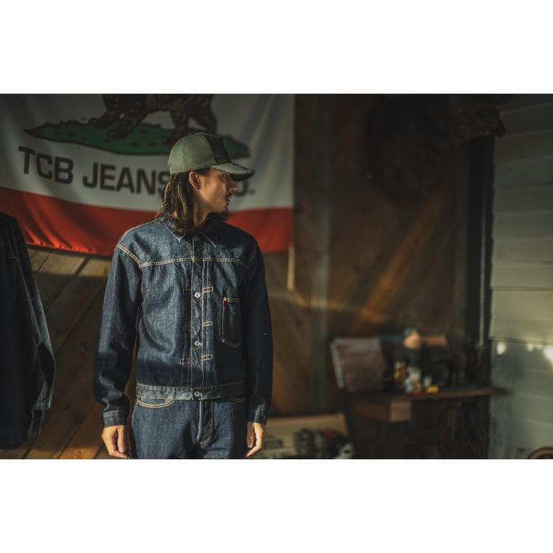TCB jeans Late S40's Jacket 13.5oz | cross over