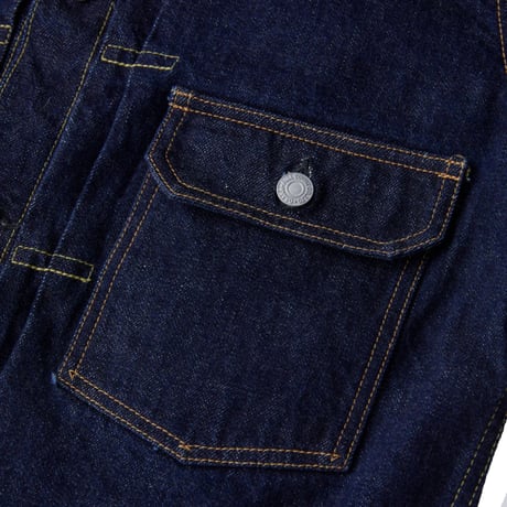 FULL COUNT Lot.2107W Type1 Denim Jacket 13.7oz(One Wash)