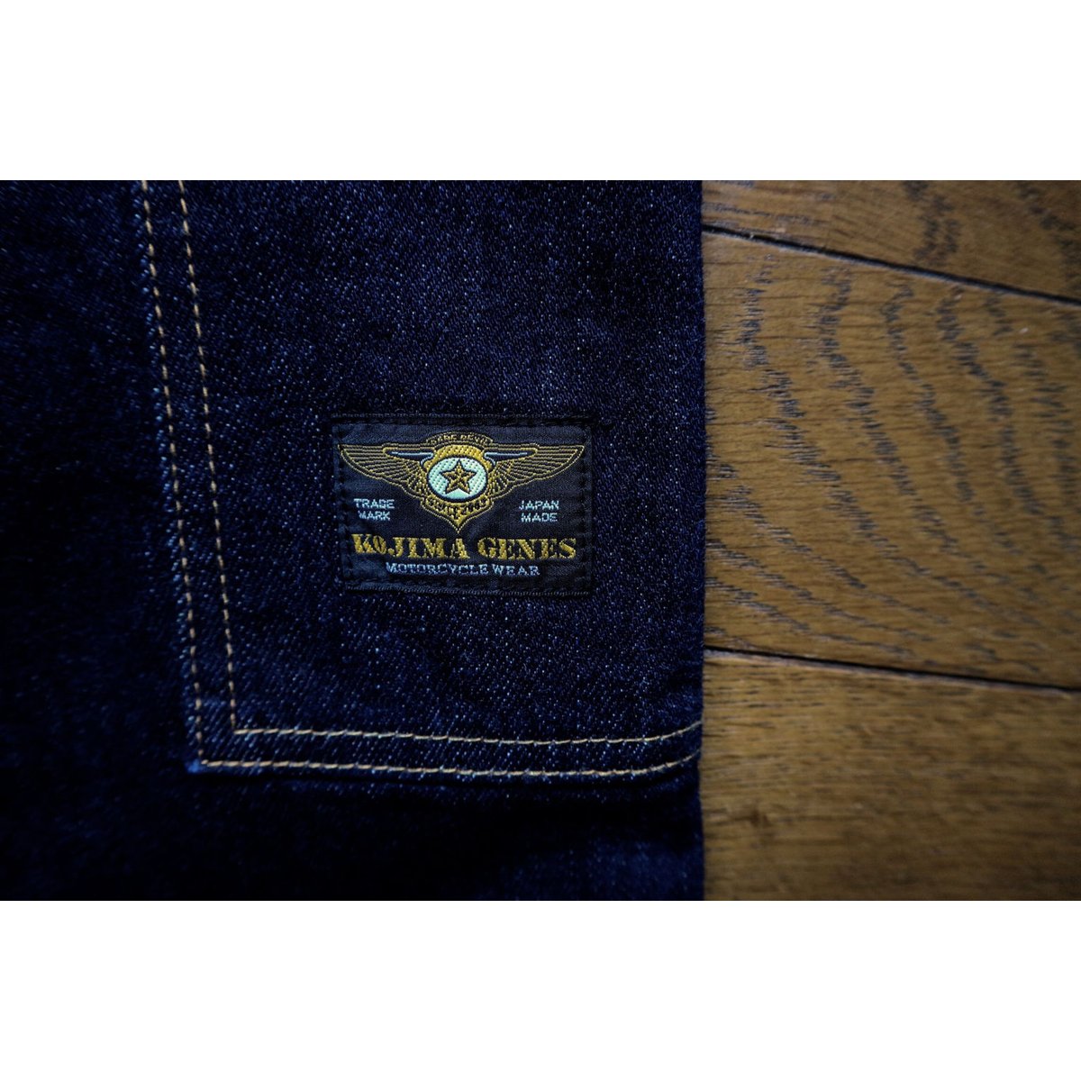 児島ジーンズ RNB1236 13oz ケブラーダブルニーシェルデニム | cross over 児島ジーンズ RNB1236 13oz ケブラーダブルニーシェルデニム | cross over