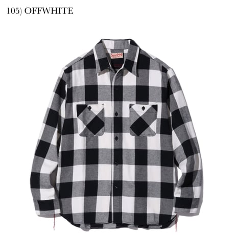 SUGAR CANE Lot.SC29147 “TWILL CHECK WORK SHIRT”