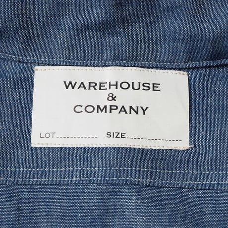 WAREHOUSE Lot.3053 “NEW DEAL PROGRAMS WORK SHIRTS”