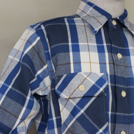 WAREHOUSE Lot.3104 C柄 Flannel Shirt NON WASH
