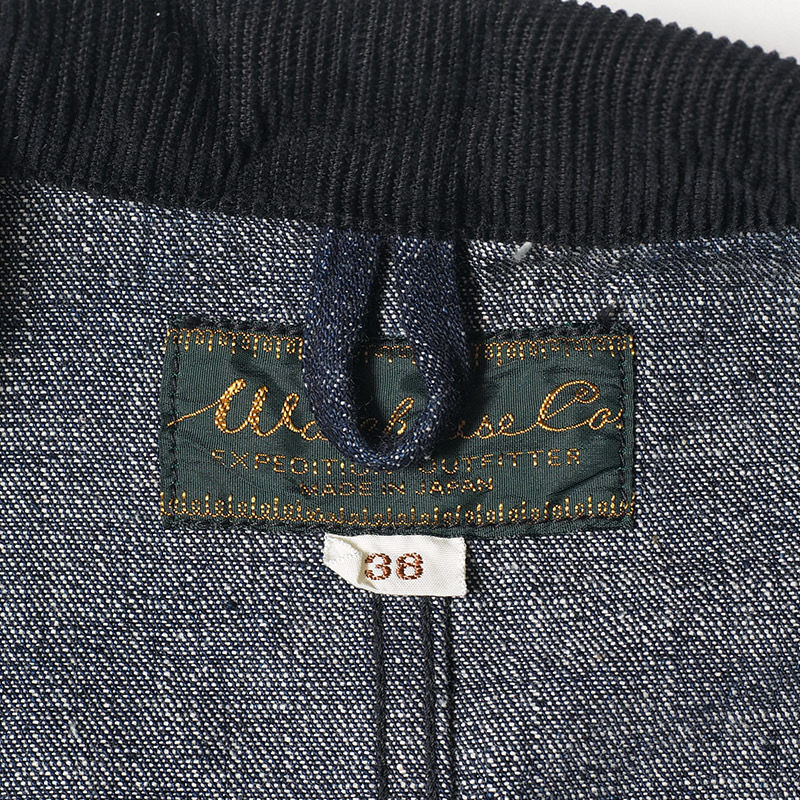 WAREHOUSE Lot.2132 “BUCKLE FRONT DENIM SHOP COA...