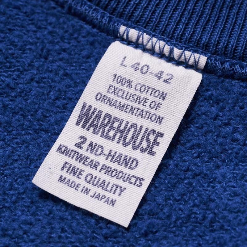 WAREHOUSE Lot.461 2ND-HAND RAGLAN CREWNECK SWEA