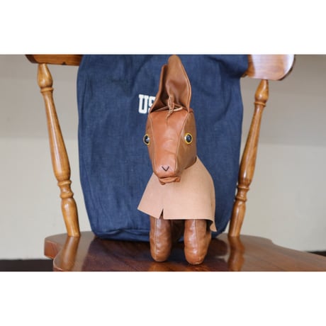 WAREHOUSE Lot.5243 GENUINE LEATHER MASCOT DOLL USMA "MULE" BROWN