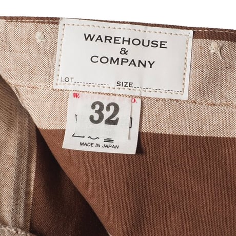 WAREHOUSE Lot.1230 “BROWN PRISONER PANTS”