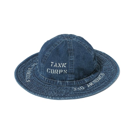 BUZZRICKSON’S Lot.BR02850 HAT, WORKING, DENIM VINTAGE WASHED STENCIL