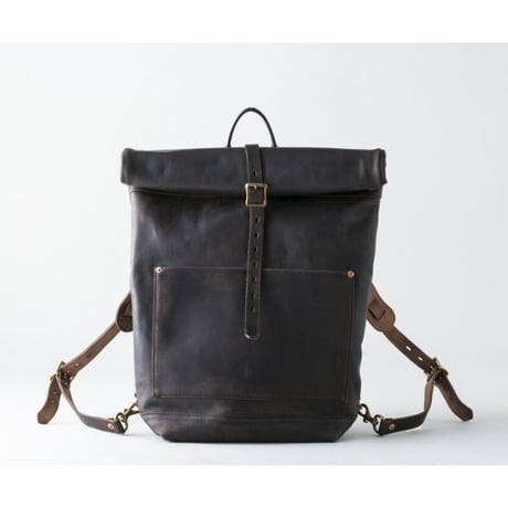 vasco VS-205L “LEATHER ROLL TOP RUCKSACK”